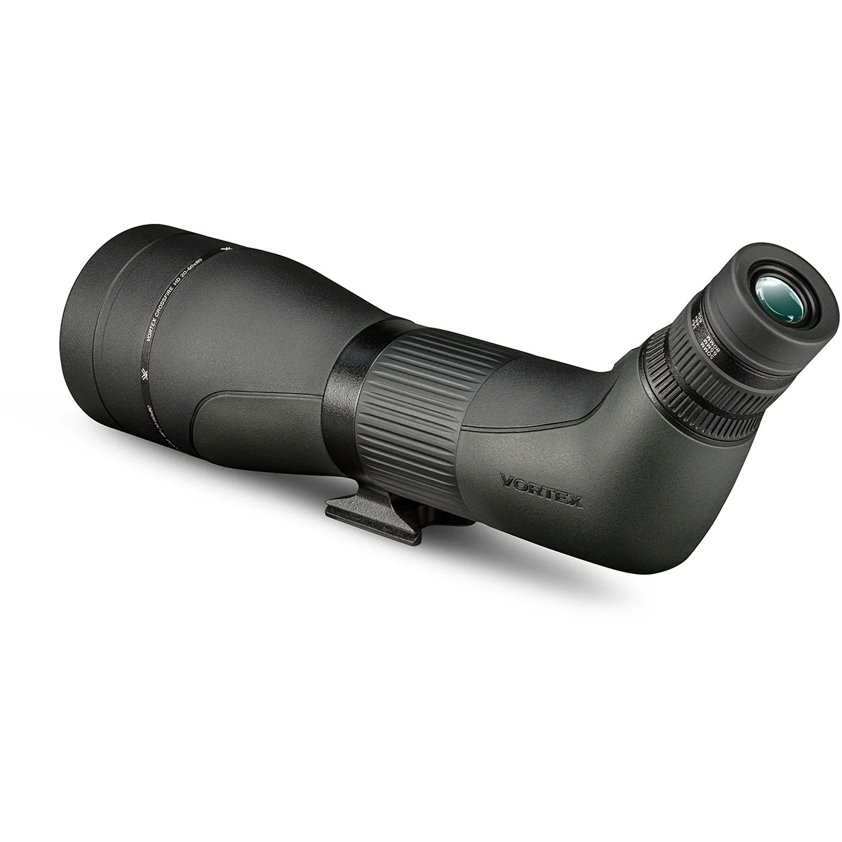 Crossfire HD 20-60x80mm Angled Spotting Scope Black