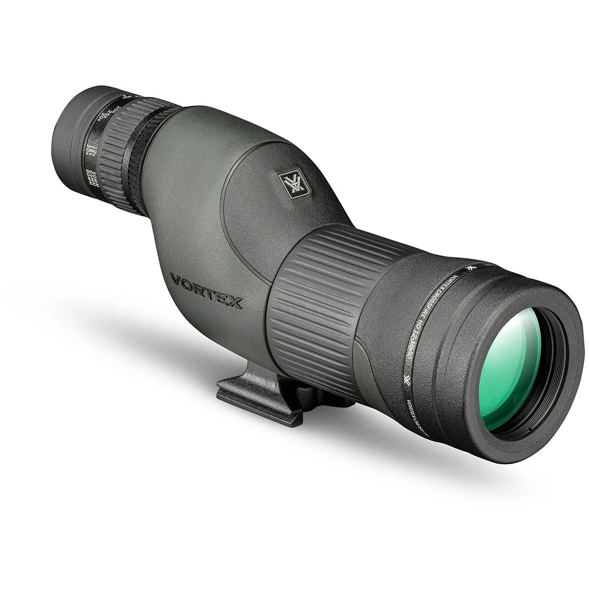 Crossfire HD 12-36x50mm Straight Spotting Scope Black