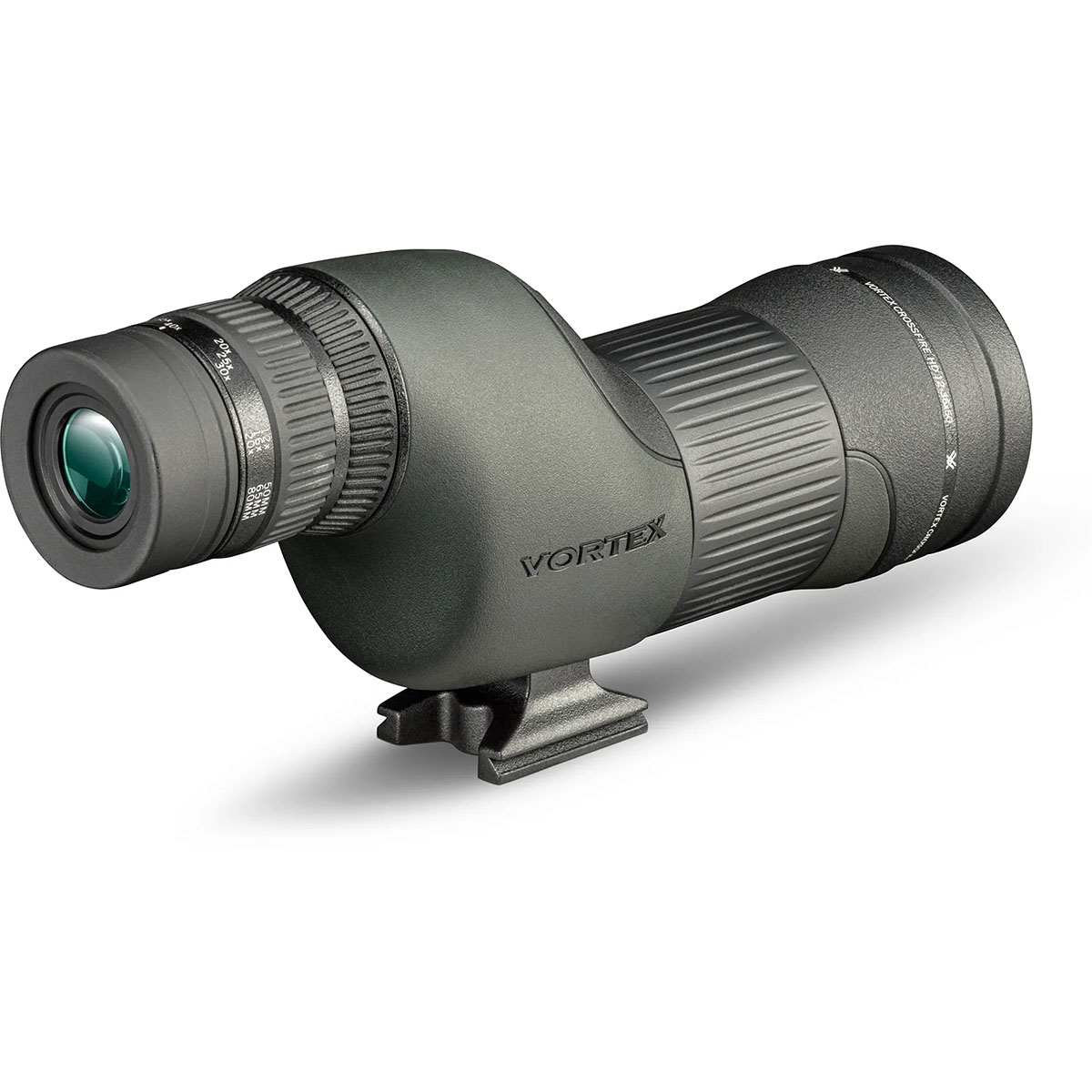 Crossfire HD 12-36x50mm Straight Spotting Scope Black