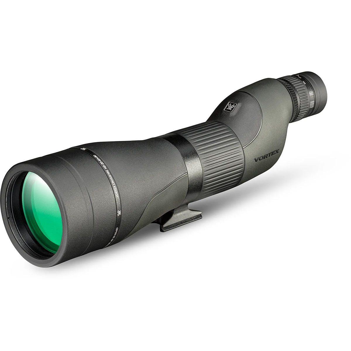Crossfire HD 20-60x80mm Straight Spotting Scope Black
